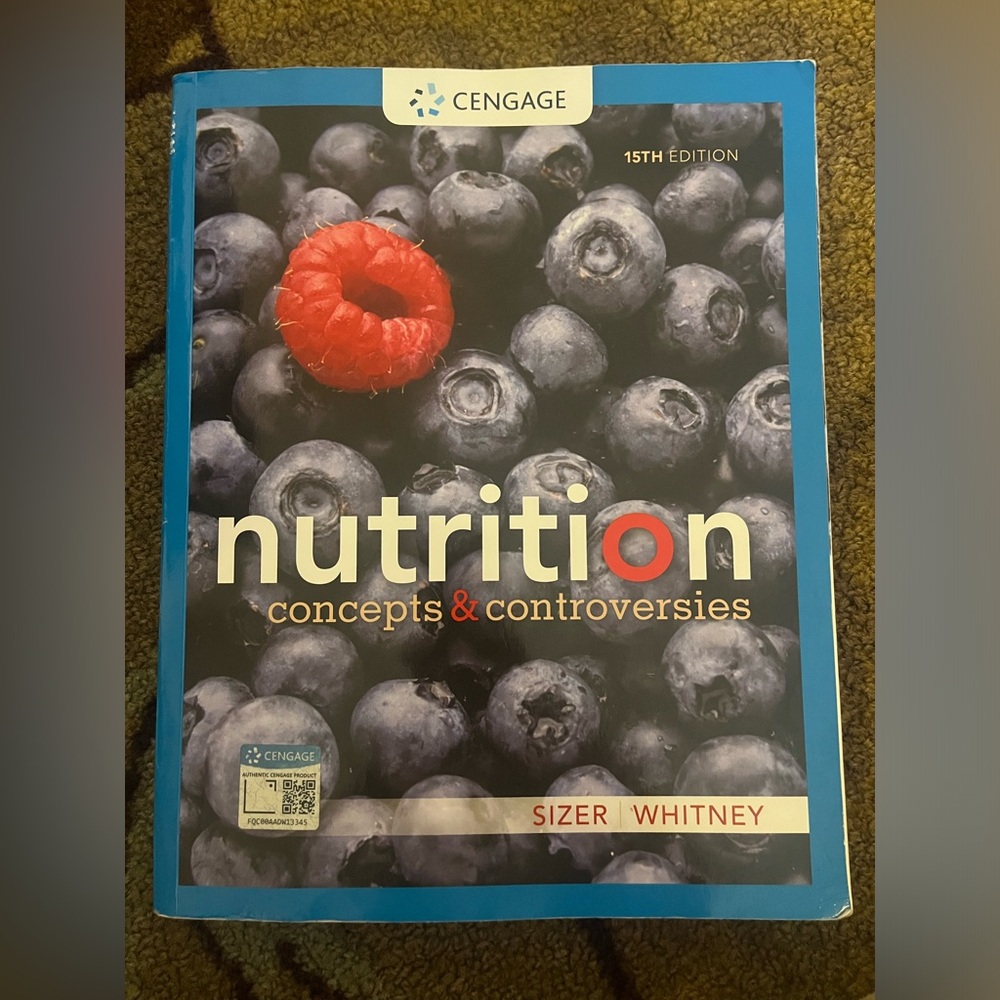 Selling this nutrition textbook brand new